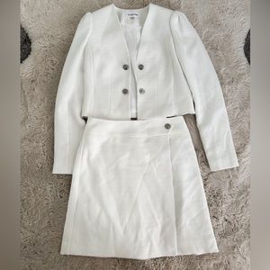 Calvin Klein Skirt & Blazer Suit Set